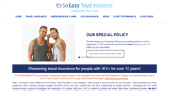 Desktop Screenshot of hivtravelinsurance.com